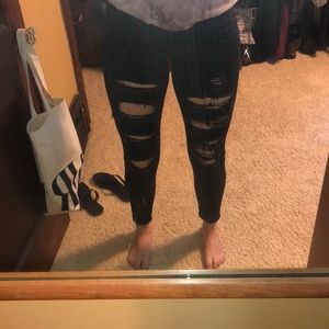 american eagle ripped jeans
